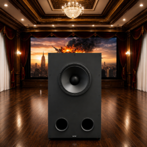 Krix Cyclonix 18 passive 18-inch cinema subwoofer in Cinema Black